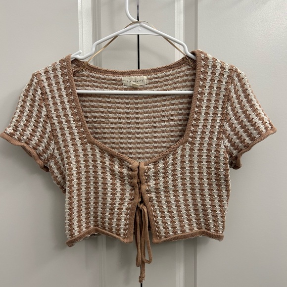 La Hearts Tops - Pacsun knit crop top